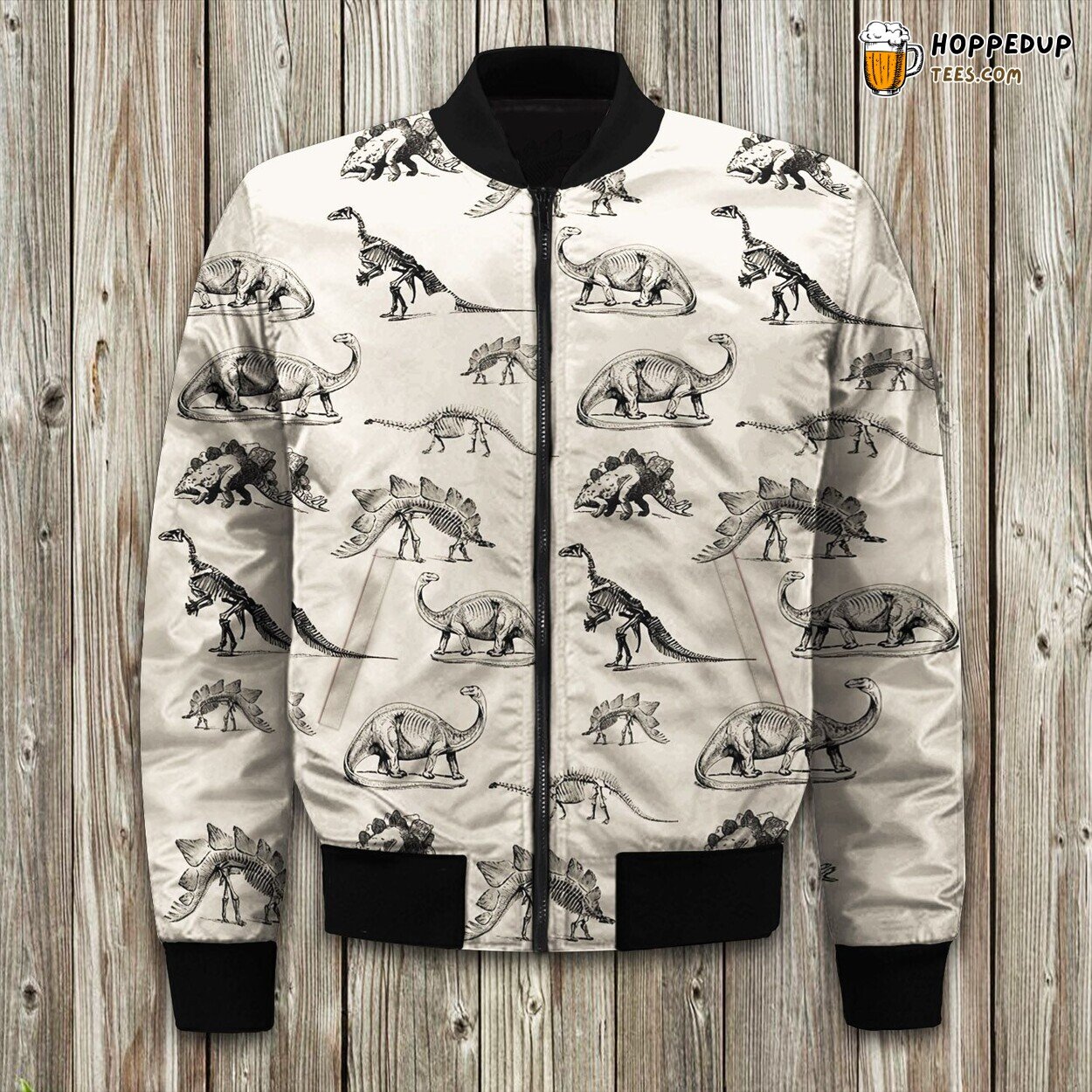 Vintage Dinosaurs Bomber Jacket