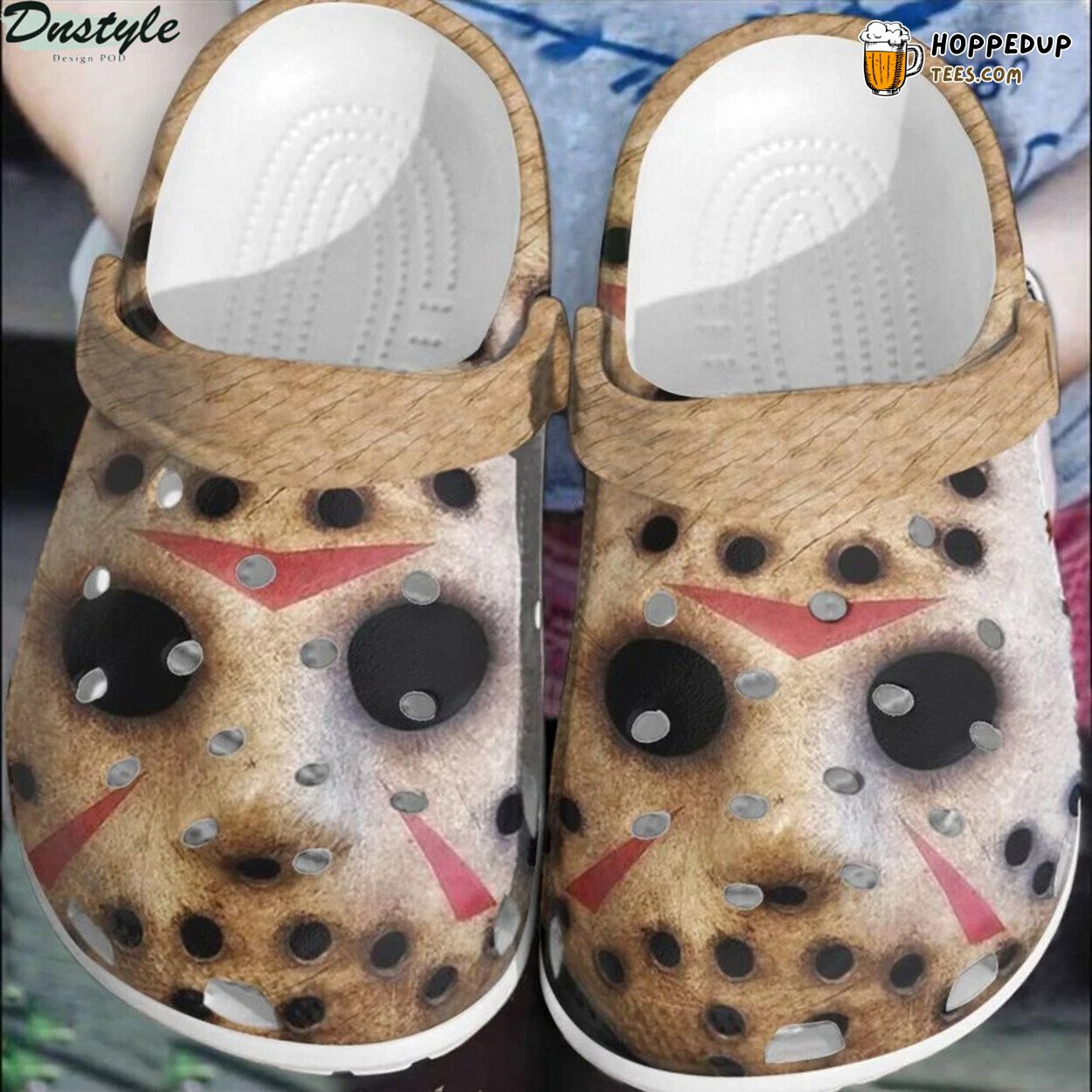 Vintage Jackson Voorhees Halloween Themed Comfortable Unique Clogs