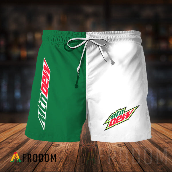 Vintage Mountain Dew Hawaiian Shorts HU