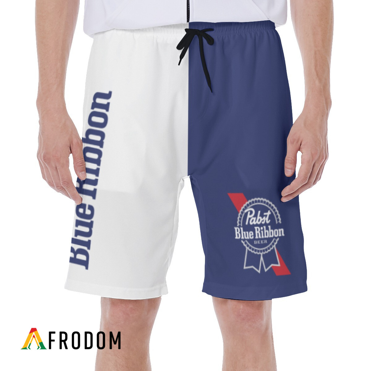 Vintage Pabst Blue Ribbon Hawaiian Shorts PBR Swim Trunks HU
