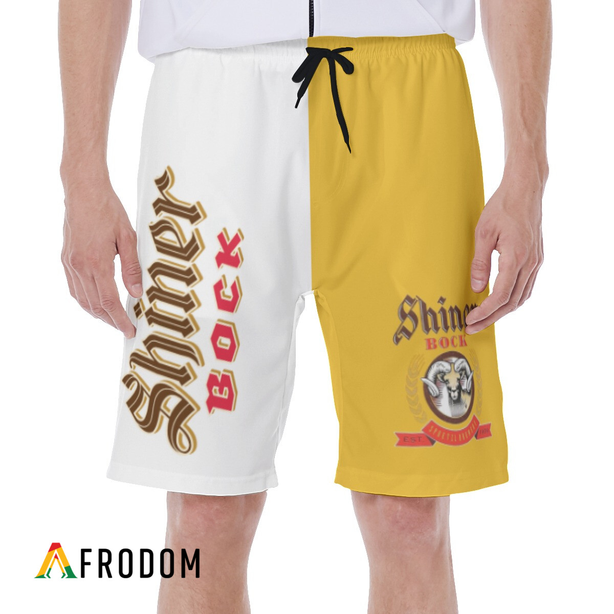 Vintage Shiner Bock Beer Hawaiian Shorts HU