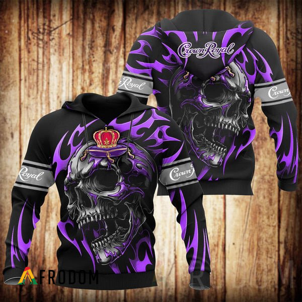 Vintage Skull Crown Royal Hoodie HU