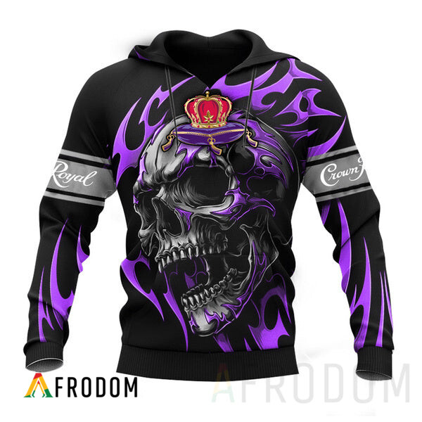 Vintage Skull Crown Royal Hoodie HU