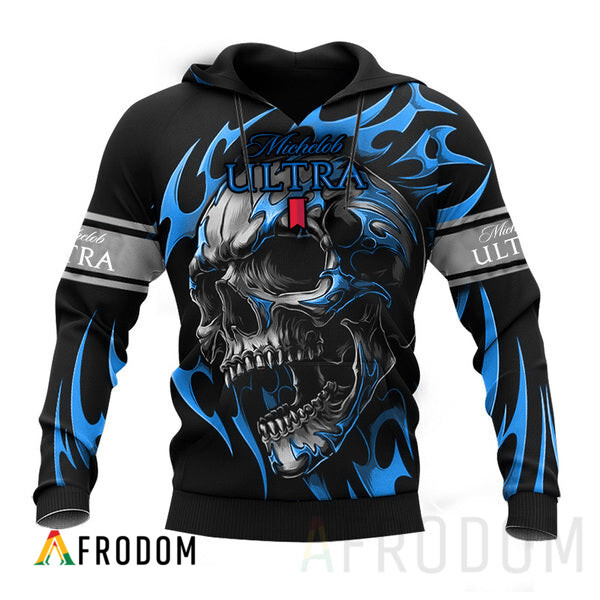Vintage Skull Michelob Ultra Hoodie HU