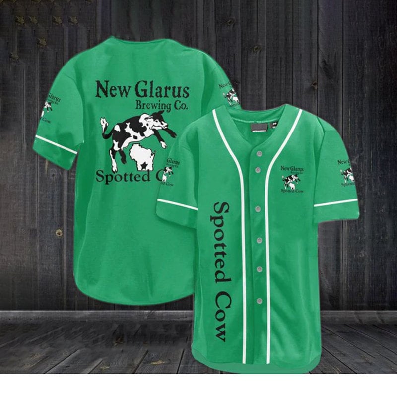 Vintage Spotted Cow Beer Baseball Jersey Gift for Beer Lovers HU