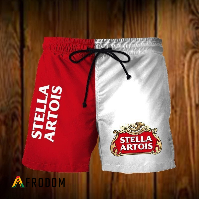 Vintage Stella Artois Hawaiian Shorts HU