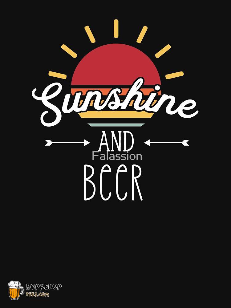 Vintage Sunshine Beer Funny Summer Essential T-Shirt HU