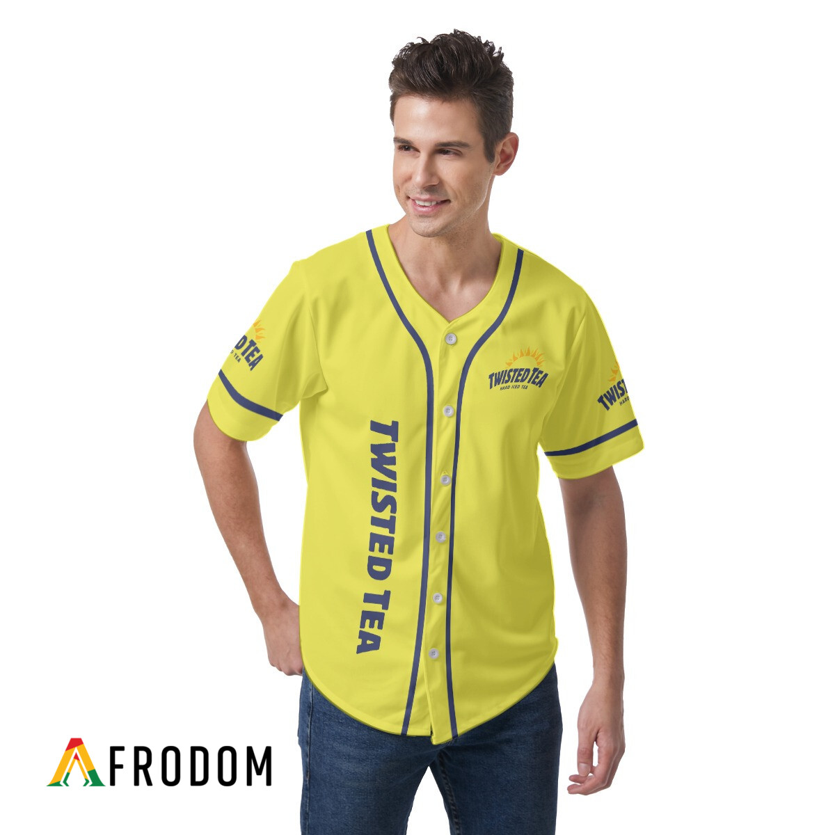 Vintage Twisted Tea Baseball Jersey HU