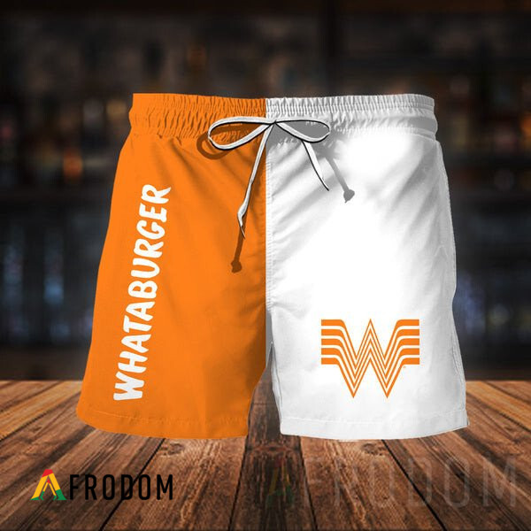 Vintage Whataburger Hawaiian Shorts HU