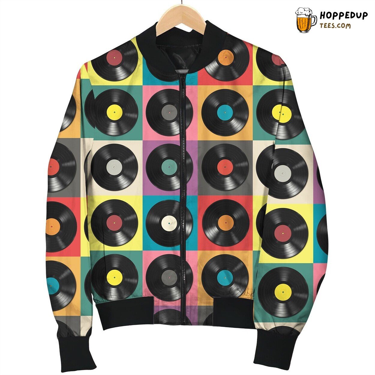 Vinyl Vintage Records Bomber Jacket