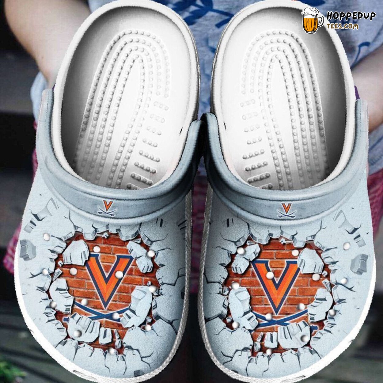 Virginia Cavaliers Tide Theme Comfortable Unique Design Clog Shoes