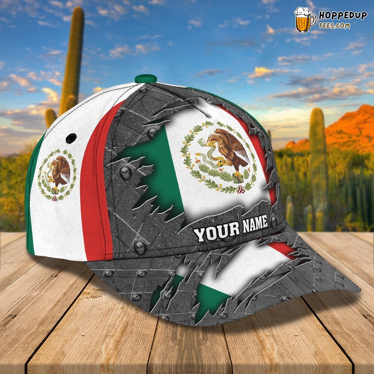 Vivid Cultures Personalized 3D Classic Cap Celebrating Mexican Heritage