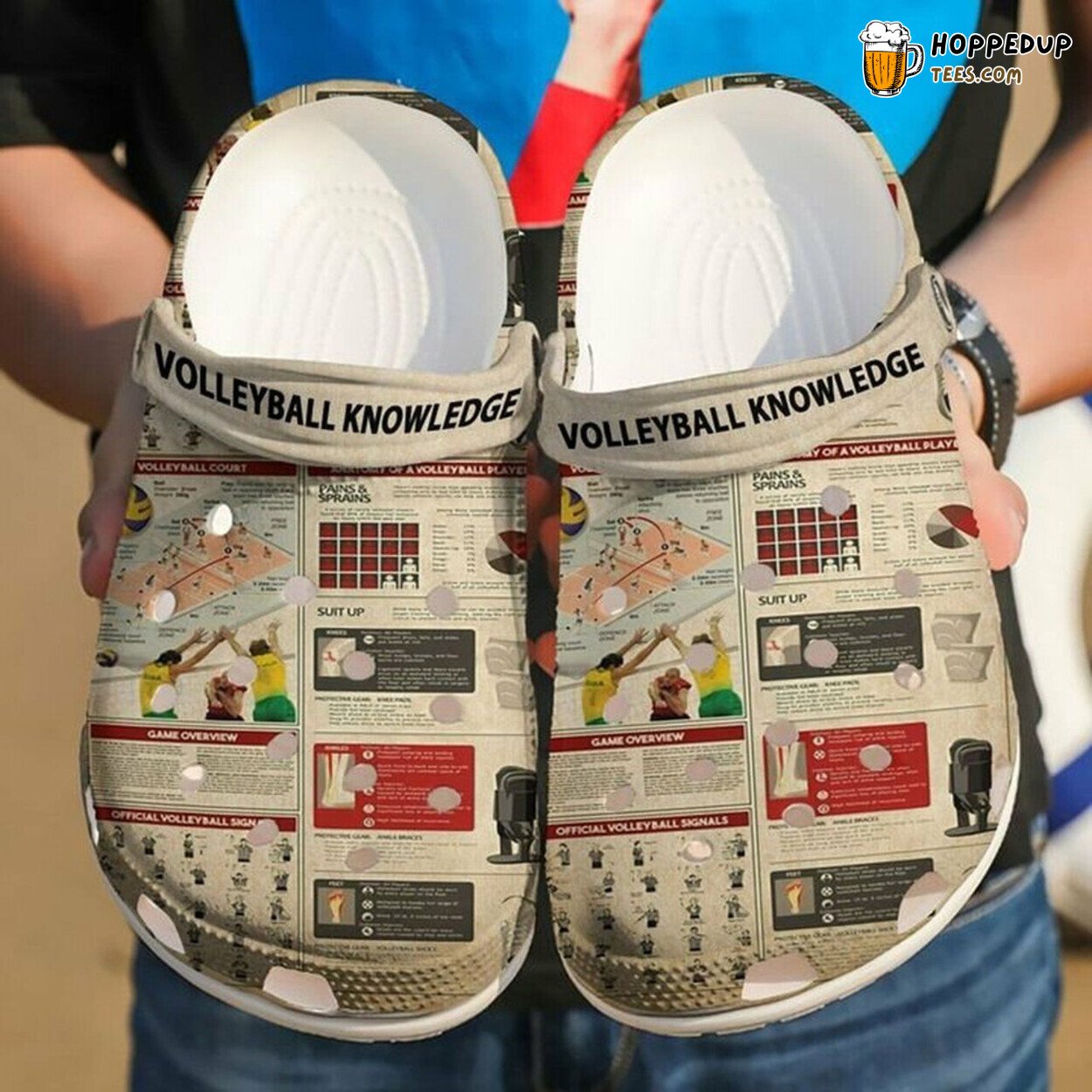Volleyball Knowledge 102 Lover Gift Comfortable Rubber Clogs Shoes