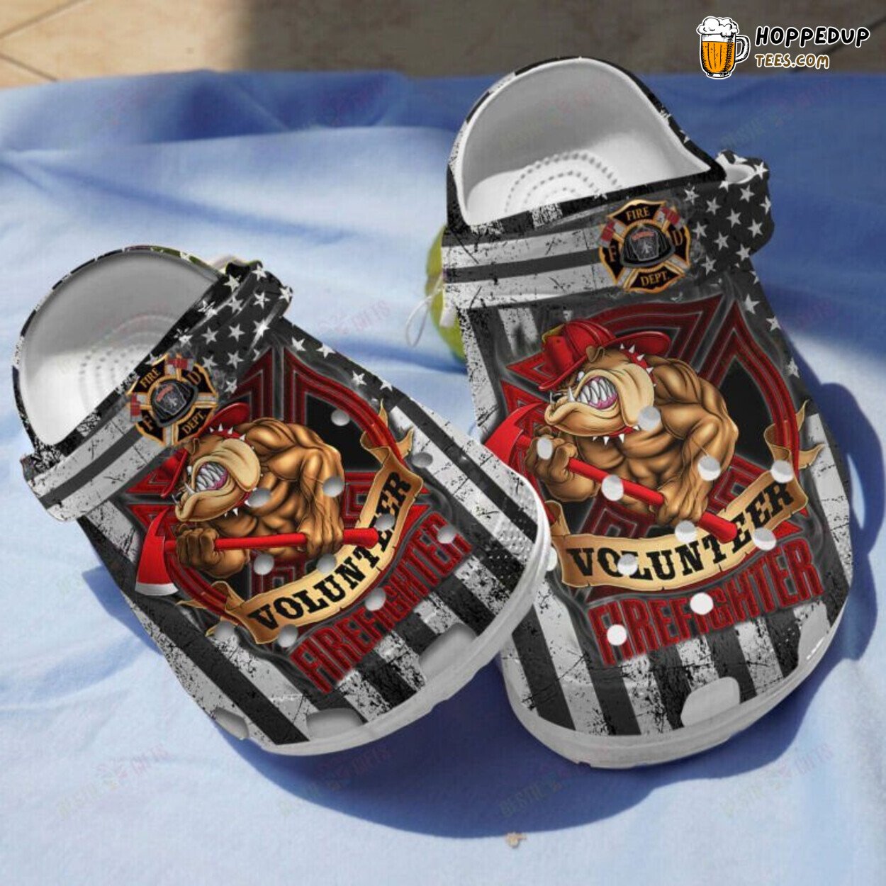 Volunteer Firefighter American Classic Comfortable Clogs Gifts