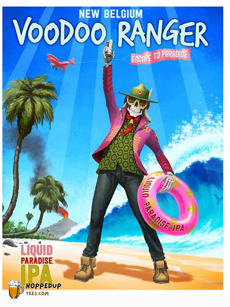 Voodoo Ranger Escape to Paradise IPA Logo Classic T-Shirt HU