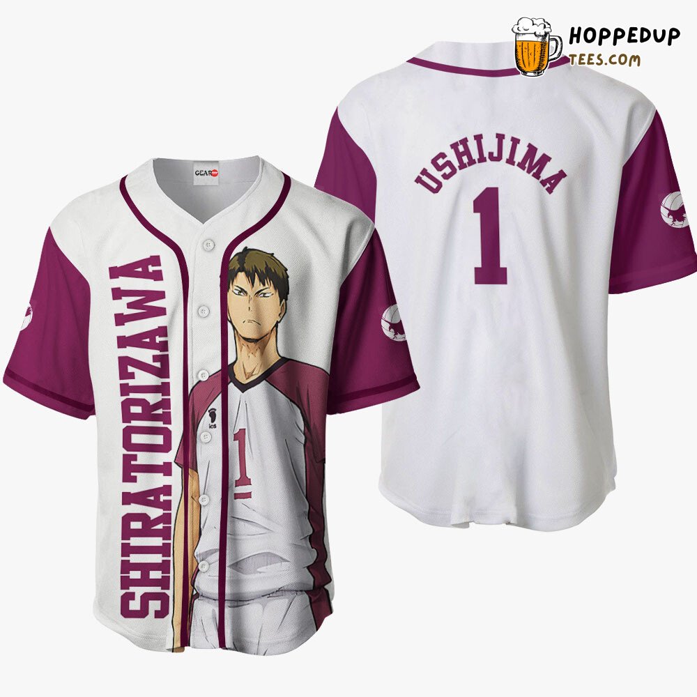 Wakatoshi Ushijima Distinctive Anime Baseball Jersey Unique Collection Wakatoshi Ushijima Distinctive Anime Baseball Jersey Unique Collection
