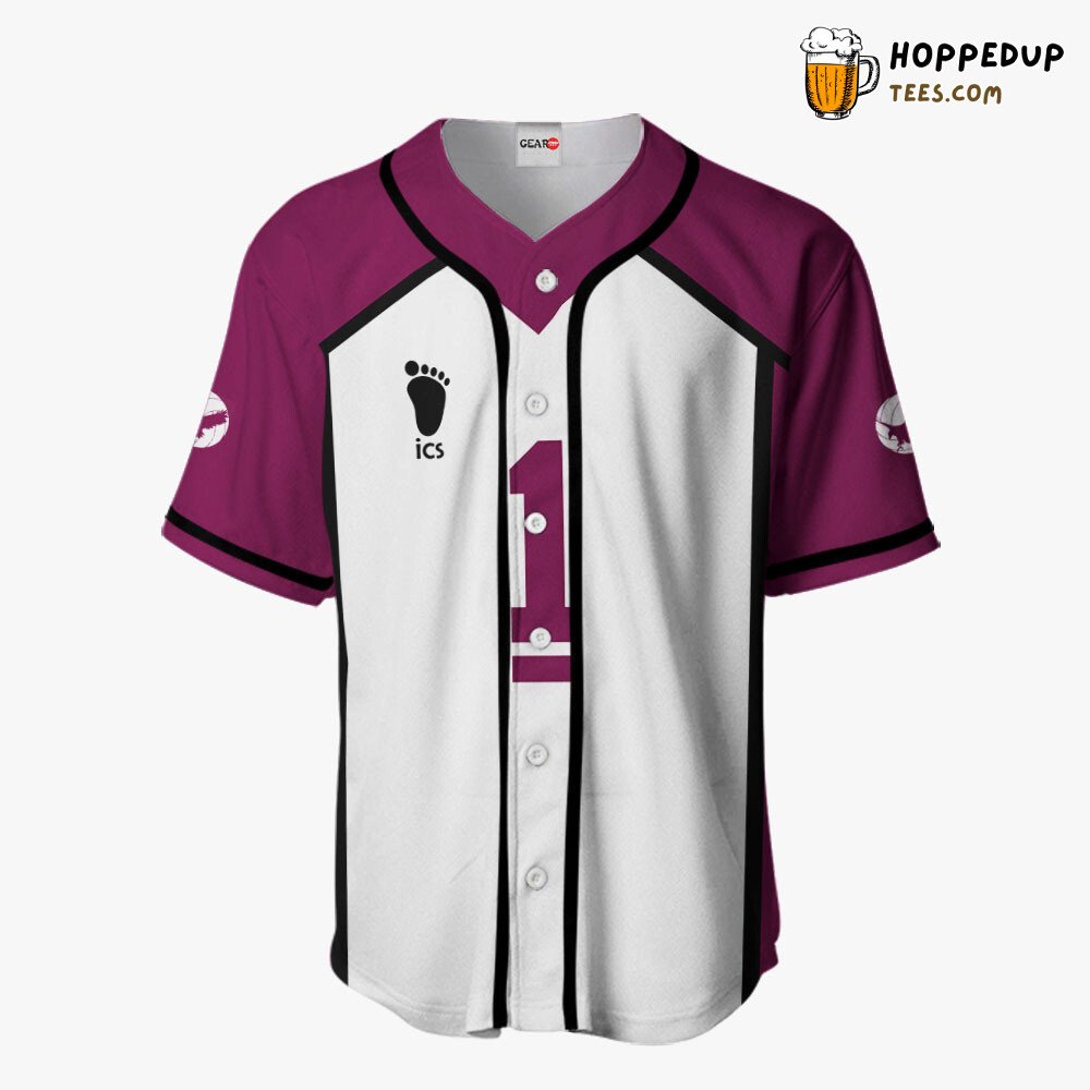 Wakatoshi Ushijima Distinctive Design Baseball Jersey Costume Unique Idea