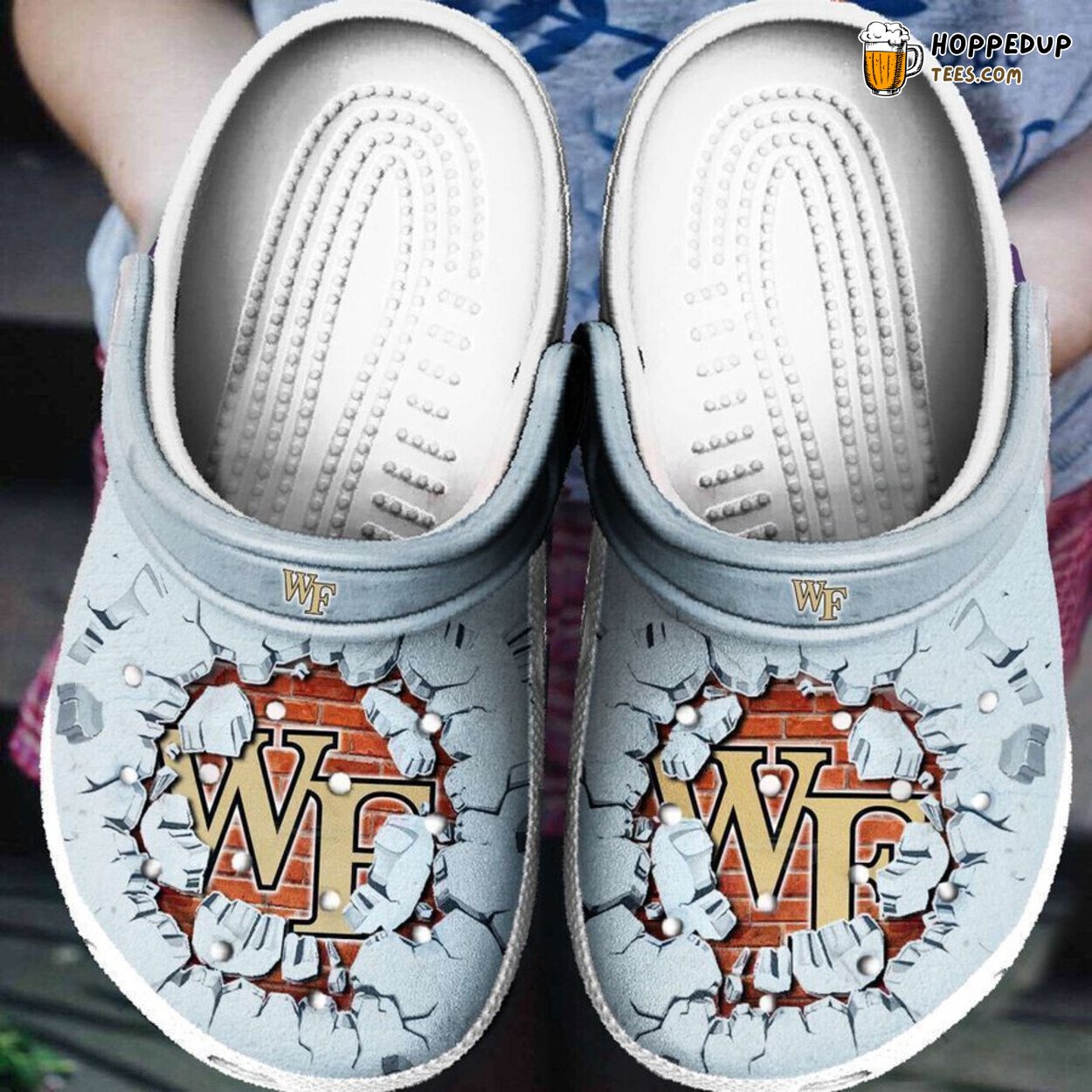 Wake Forest Demon Deacons Tide Theme Comfortable Unique Design Clogs