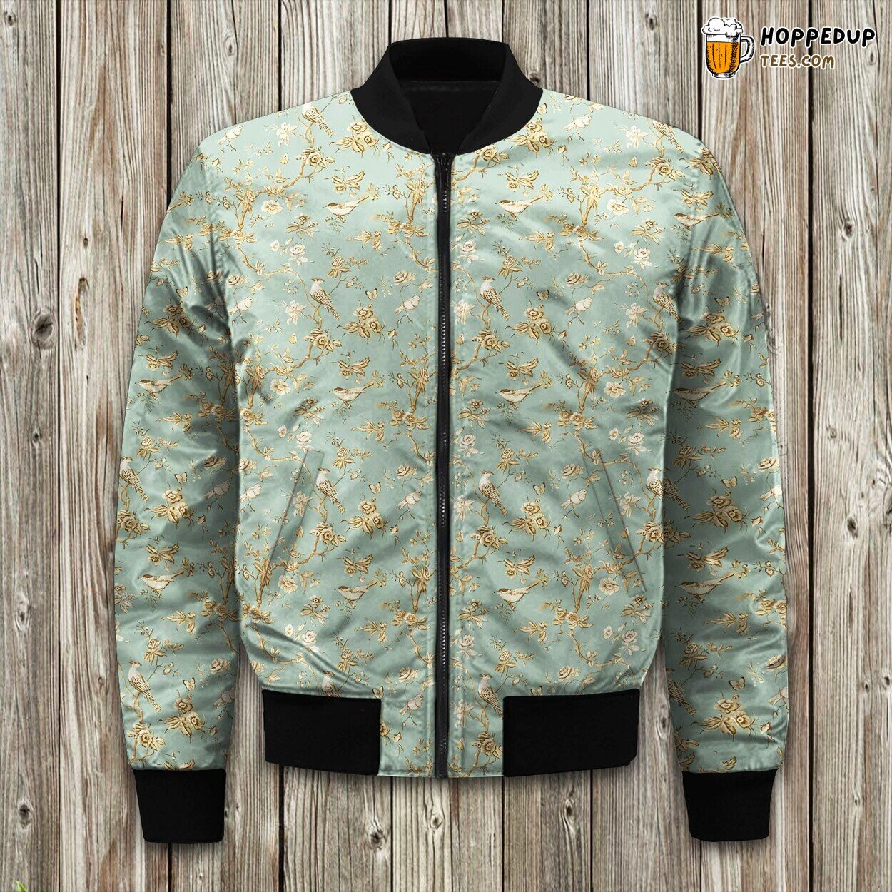 Warren’s Majestic Dinosaur Design Winter Bomber Jacket Adventure
