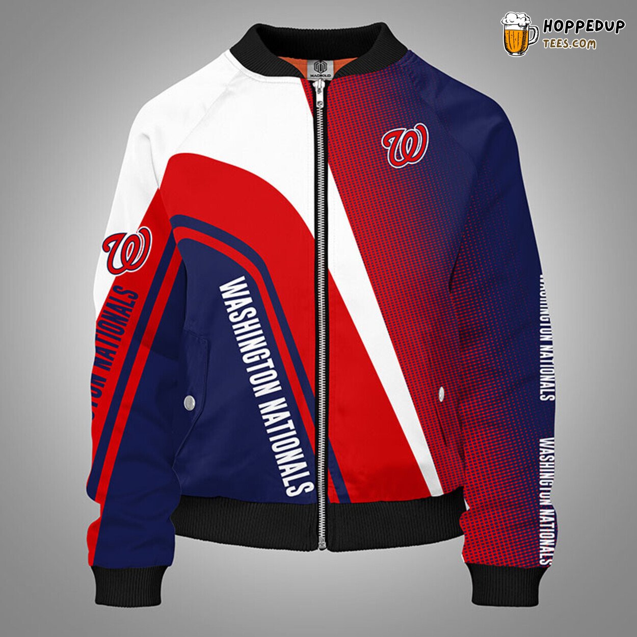 Washington Nationals MLB Classic Red Bomber Jacket Unique Design