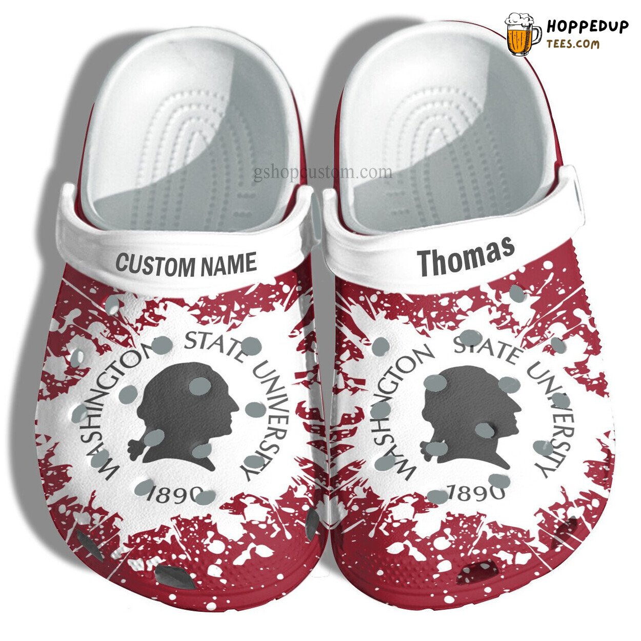 Washington State University Grad Custom Croc Shoes Admission Gift