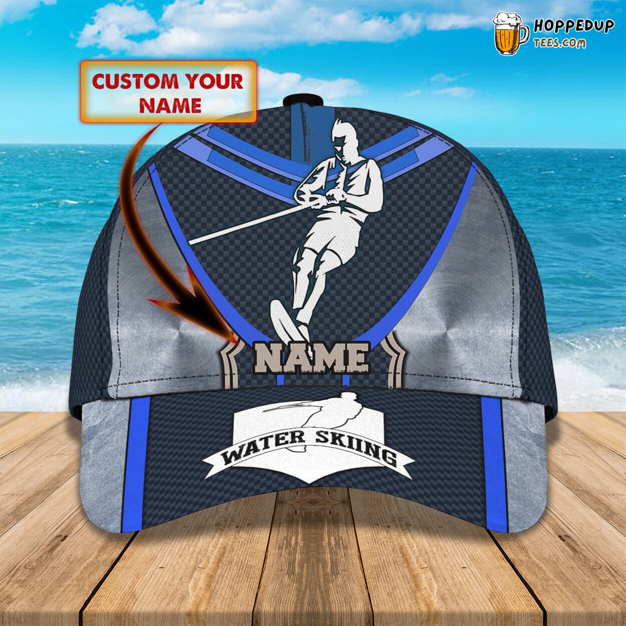 Water Skiing Adventure 3D Classic Cap Personalized Unique Design Trend