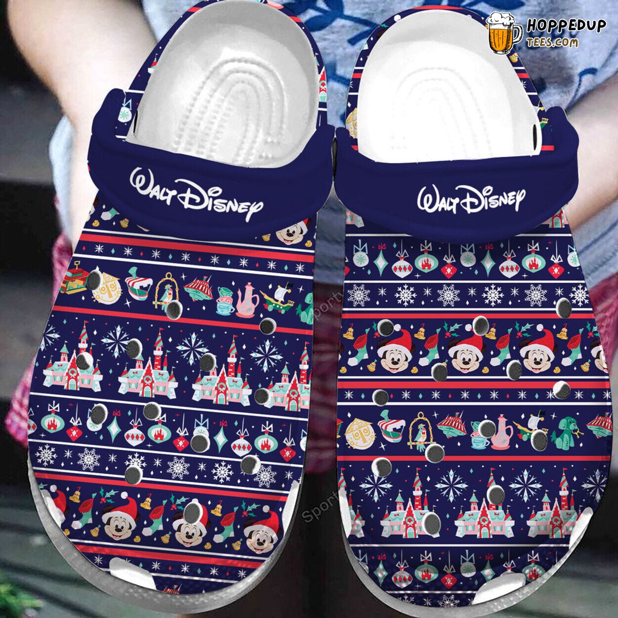 WD Cartoon World Themed Comfortable Unique Design Clog Shoes