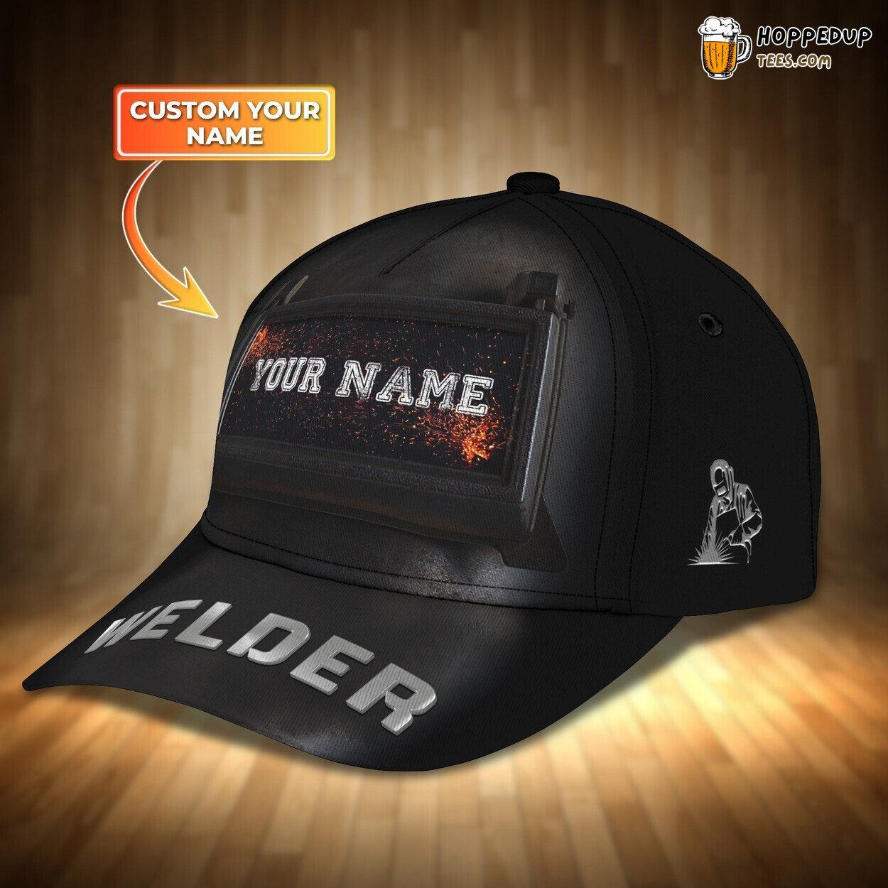 Welder Classic 3D Cap Personalized Name Unique Premium Edition Authentic