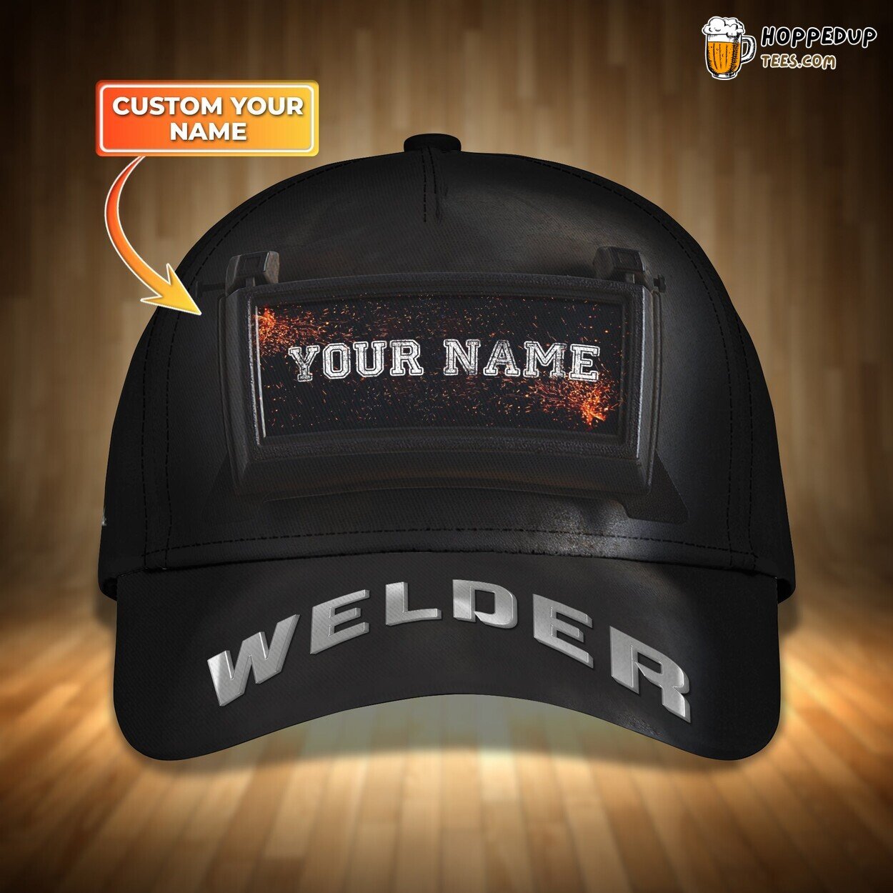 Welder Classic 3D Cap Personalized Name Unique Premium Edition Authentic