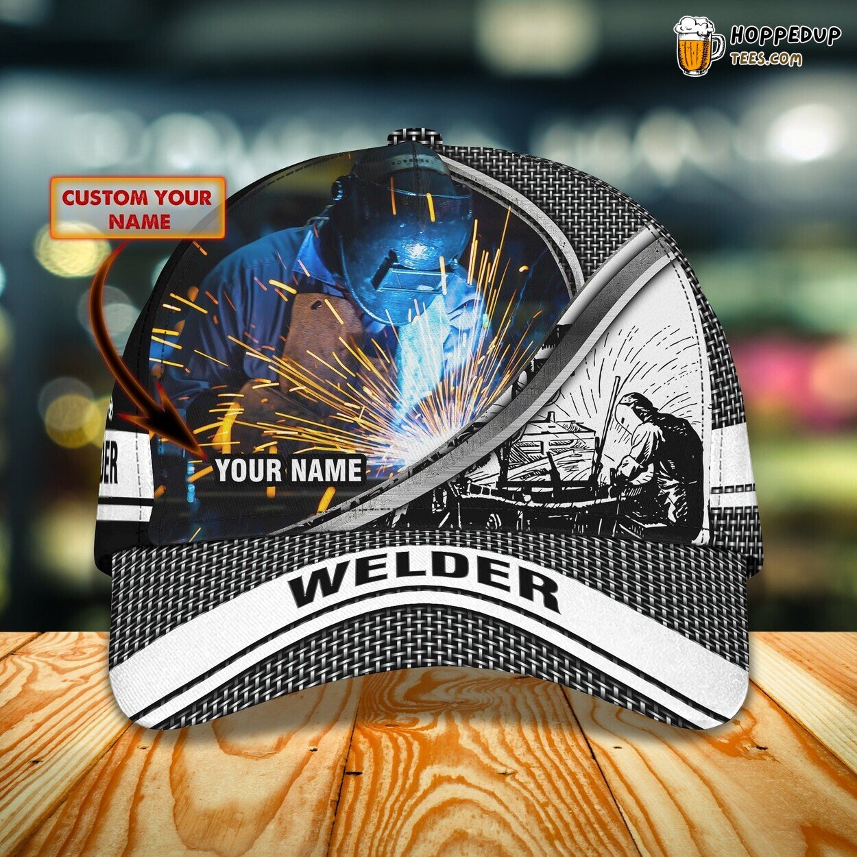 Welder’s Pride 3D Classic Cap Personalized Unique Name Design Edition