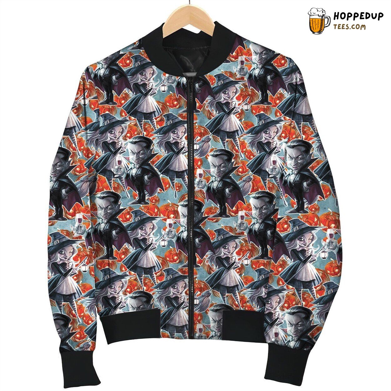 Werewolves Halloween Bomber Jacket