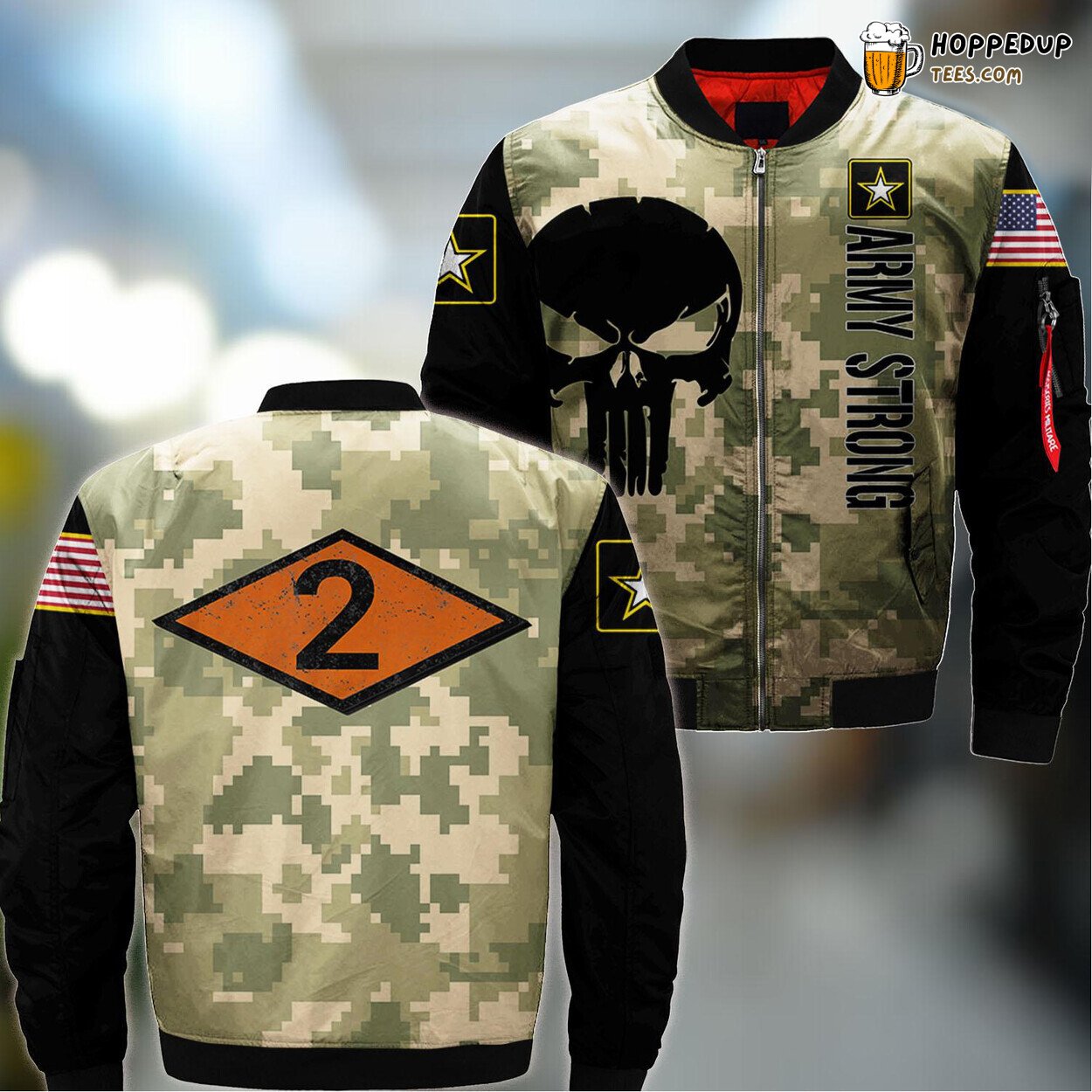 Where Army Basic Training Vintage Ranger Battalion Diamond Design Bomber Jacket