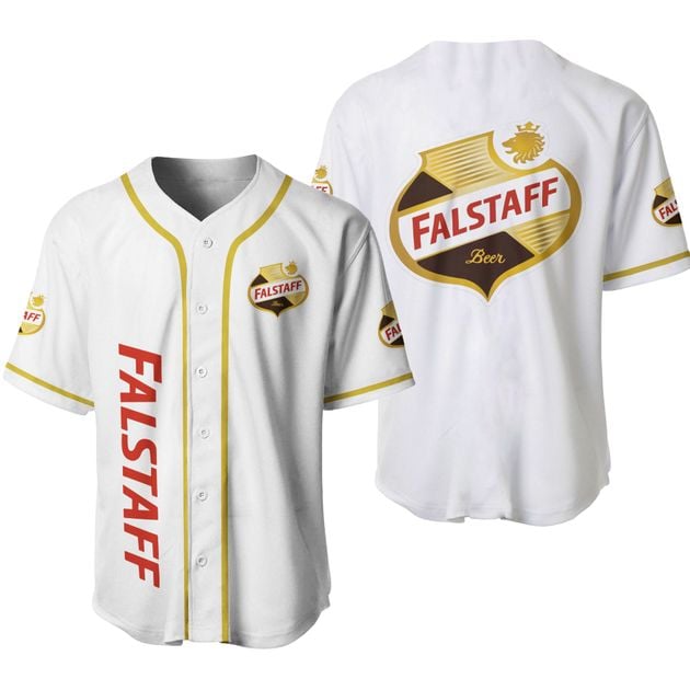 White Falstaff Authentic Baseball Jersey HU