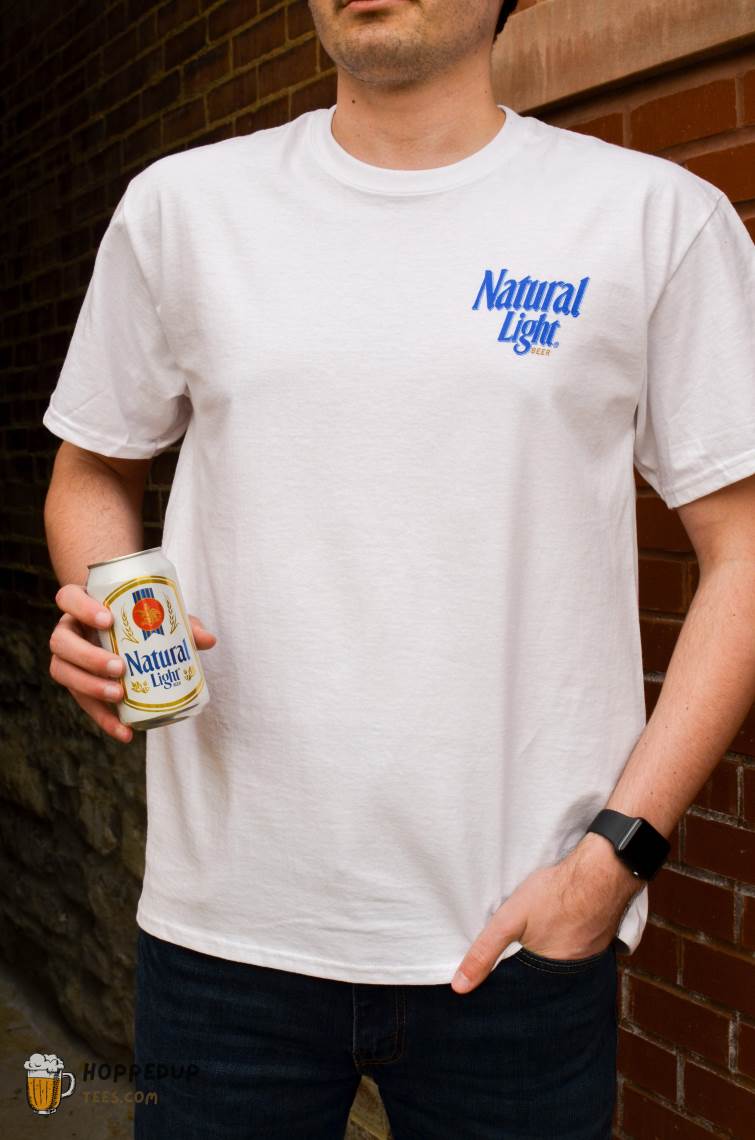 White Natural Light Act T Shirts