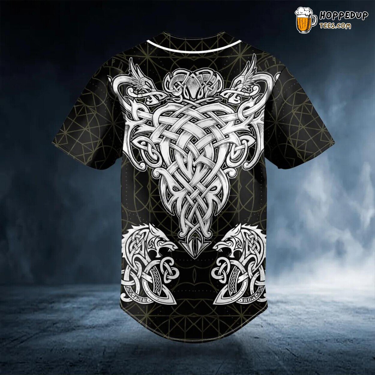 White Tattoo Dragon Power Baseball Jersey Graphic Tees 3D Print Special