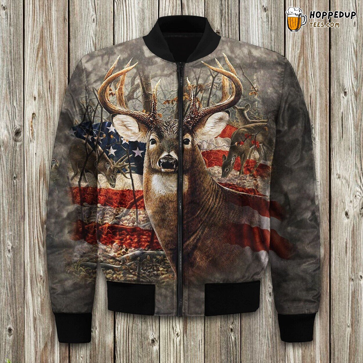 Wild Pursuit Deer Hunting Winter Bomber Jacket Nature’s Call Fashion Look