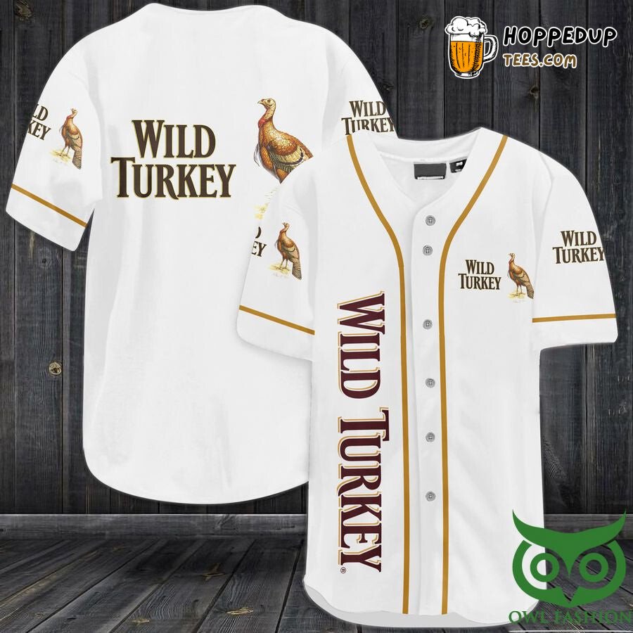 Wild Turkey Distinctive Theme Baseball Jersey Unique Edition Look