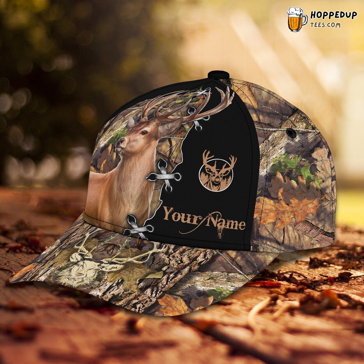 Wilderness Embrace Personalized 3D Classic Cap Tribute to Deer Hunting