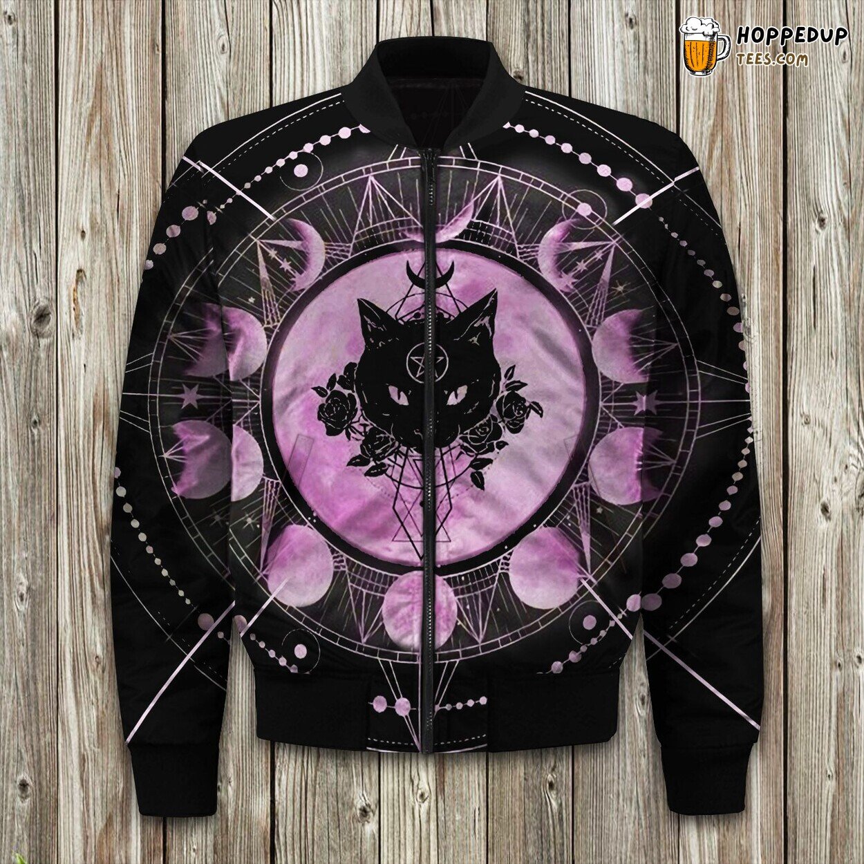 Wildlife Animals Nature Bomber Winter Jacket Medium Design Elite Warm