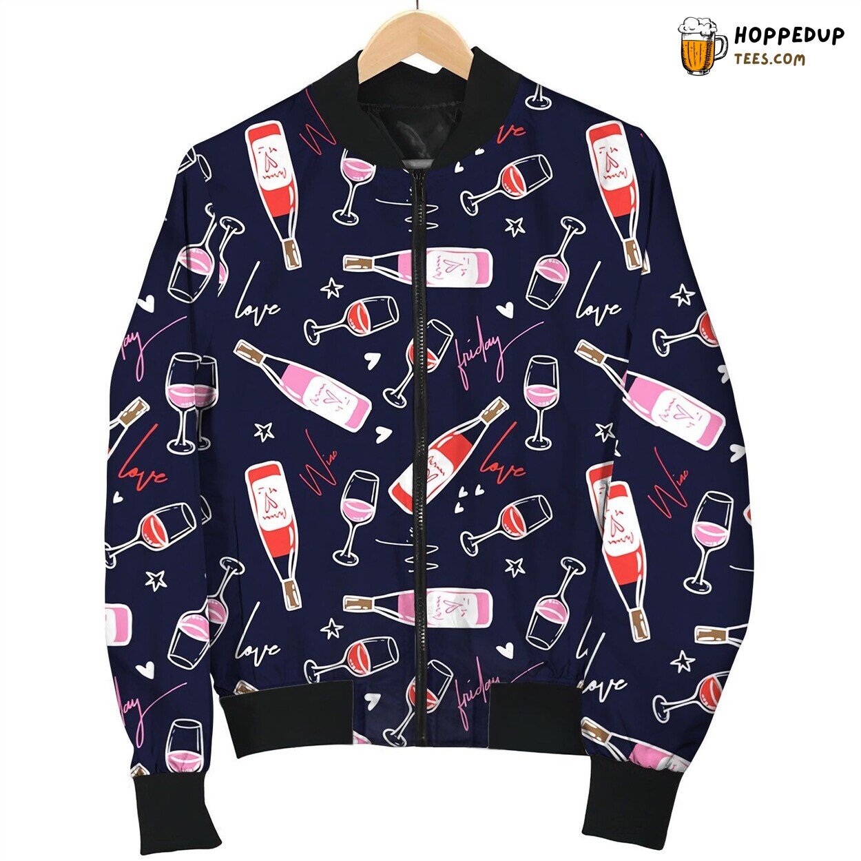 Wine Love Friday Bomber Jacket
