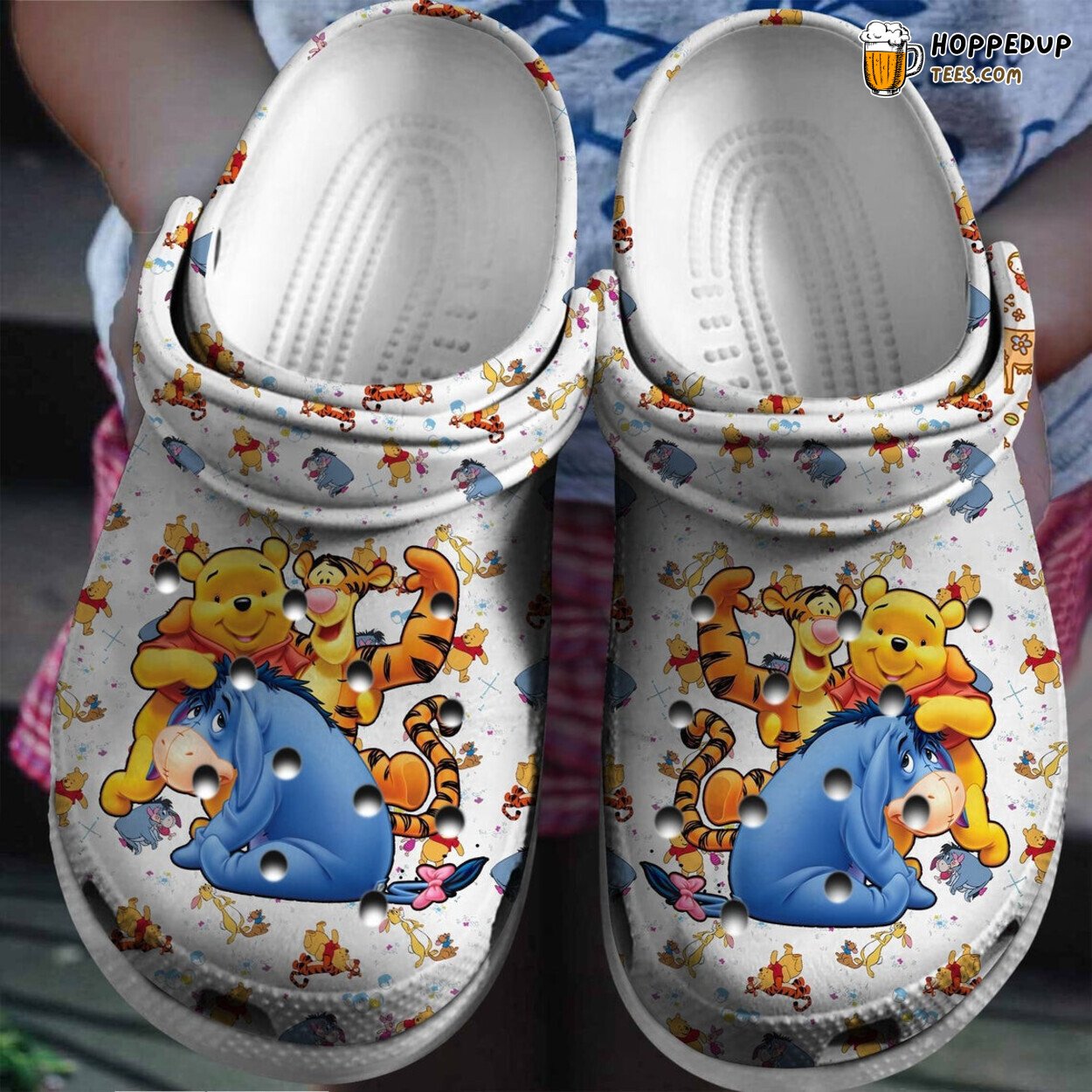 Winnie The Pooh Cartoon Movie Inspired Themed Comfort Clogs