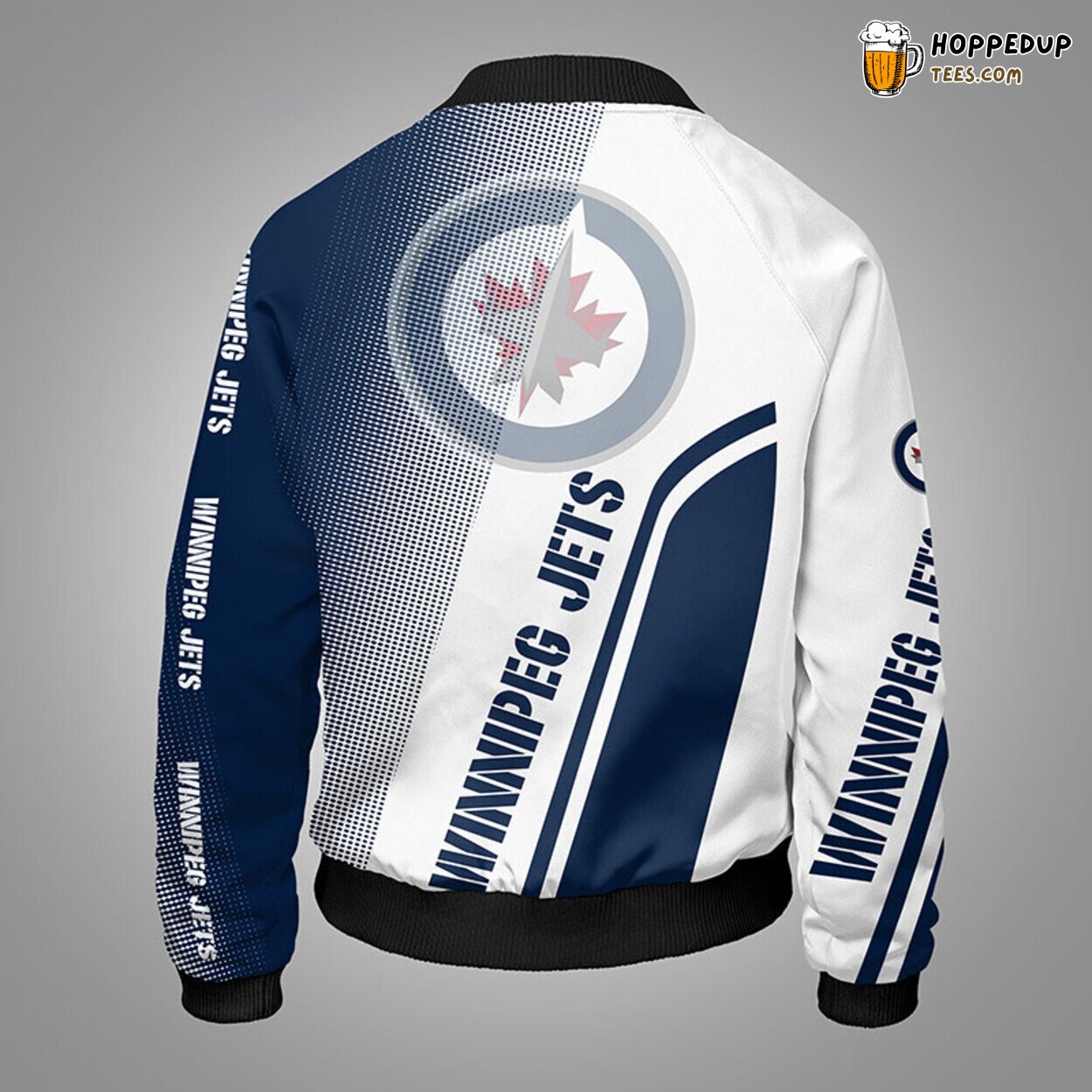 Winnipeg Jets NHL Blue Inspired Distinct Bomber Jacket Unique Style Look