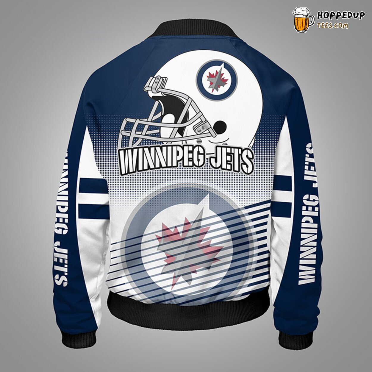 Winnipeg Jets NHL Blue Unisex Themed Unique Bomber Jacket Stylish Edition