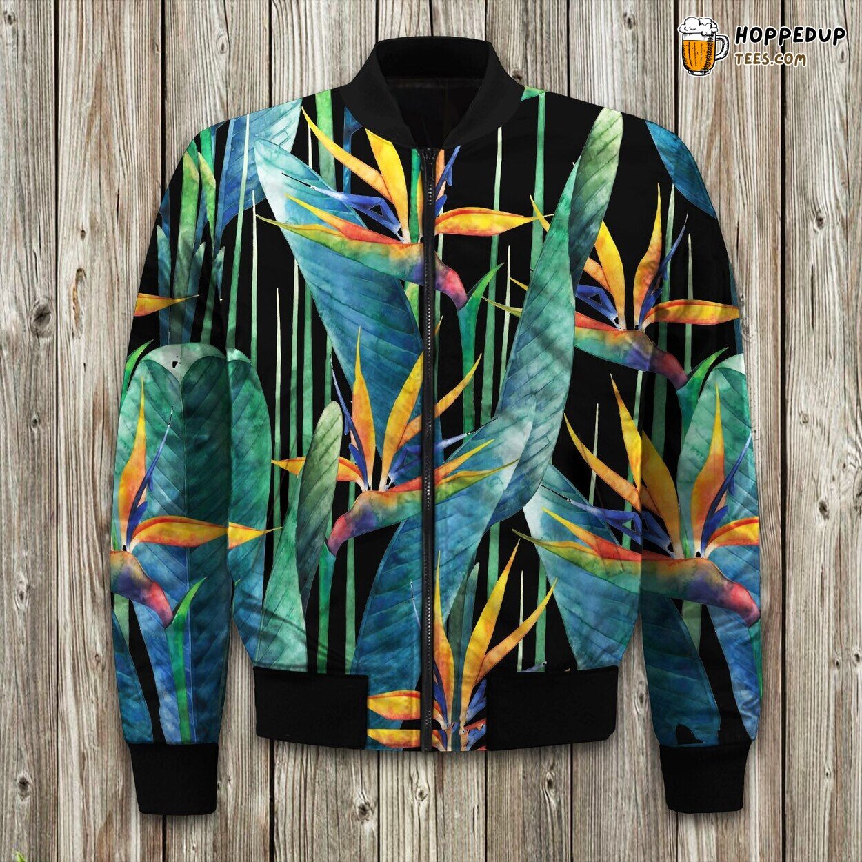 Winter Bomber Jacket Birds Of Paradise Flower Edition Precision Craft