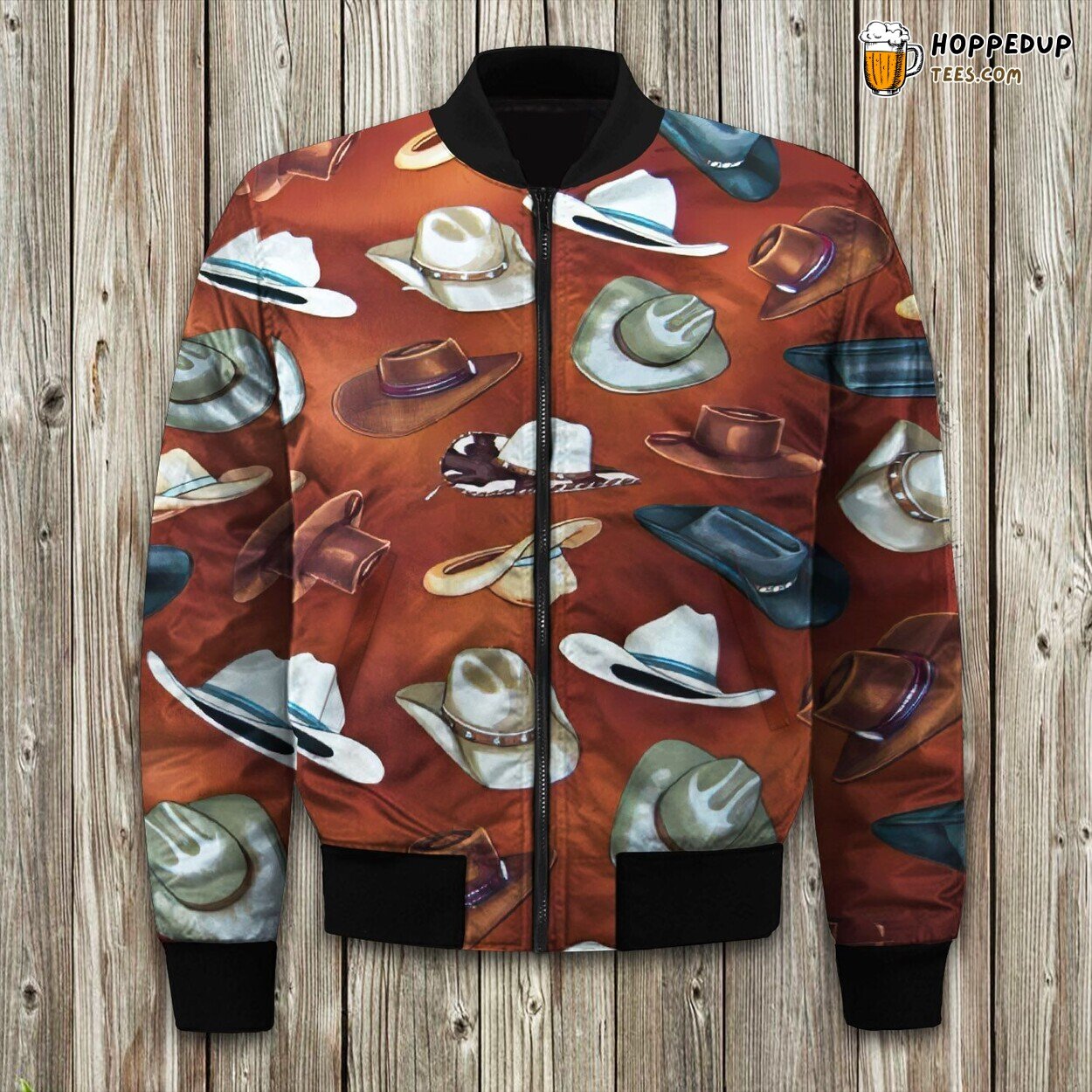 Winter Bomber Jacket Country Life Cowboy Elegance Series Comfort Luxurious Warm
