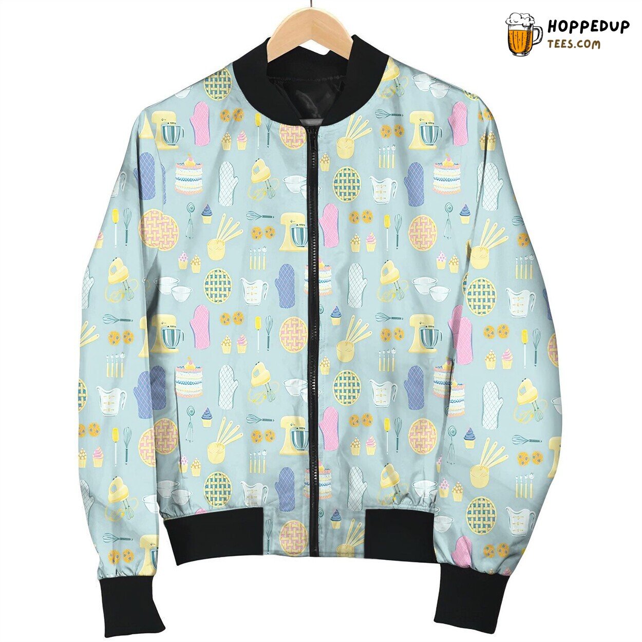Winter Bomber Jacket Inspired By Baked Pastries Themes
