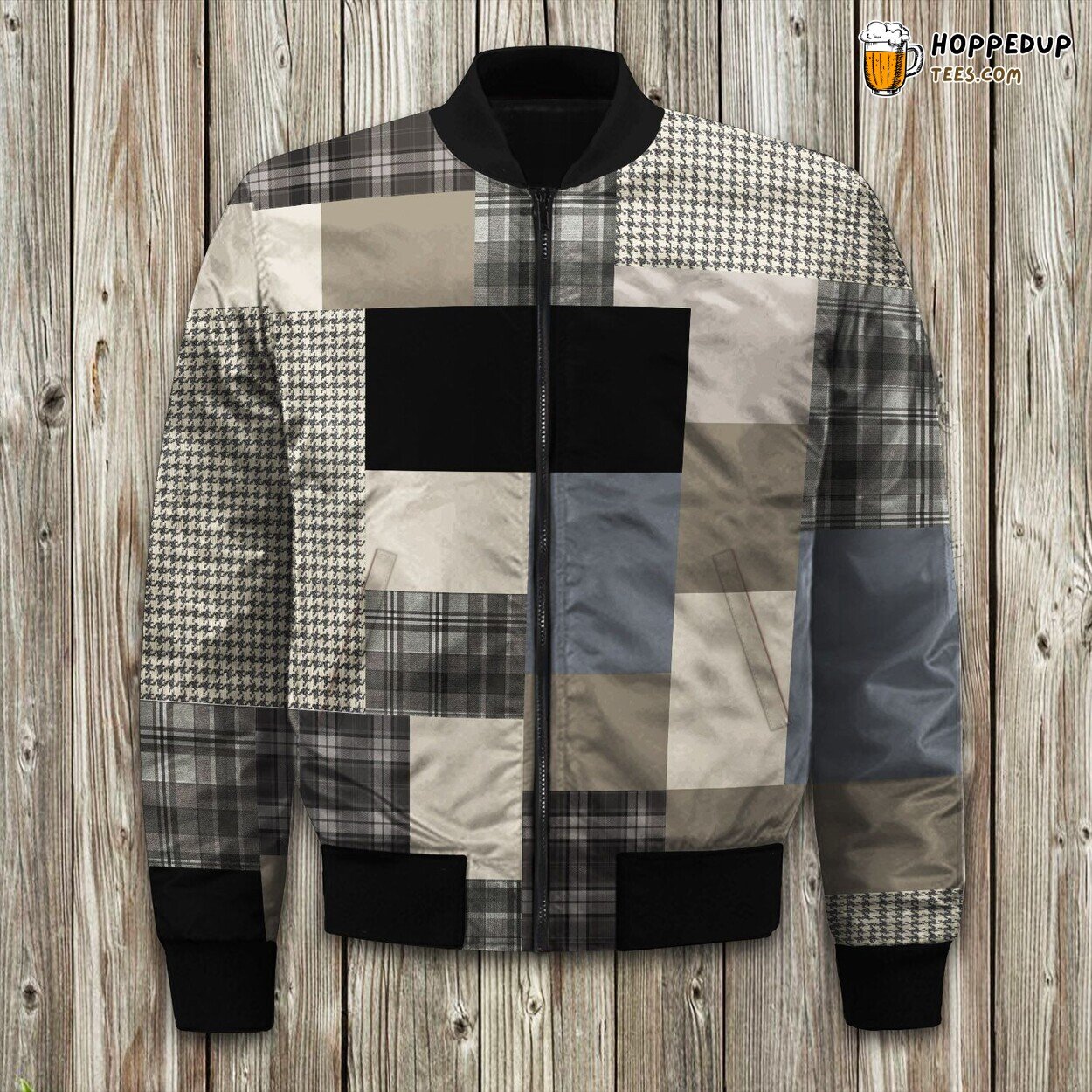 Winter Hills Plaid Elite Bomber Jacket Design Quality Warmth Tailored