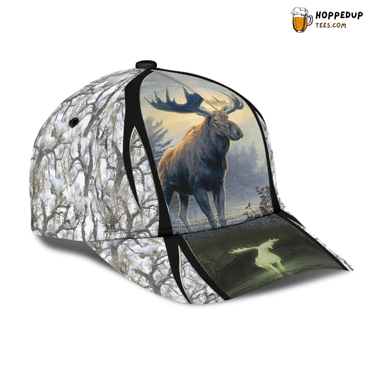 Winter Mouse 3D Print Design Classic Baseball Cap Hunting Elegance