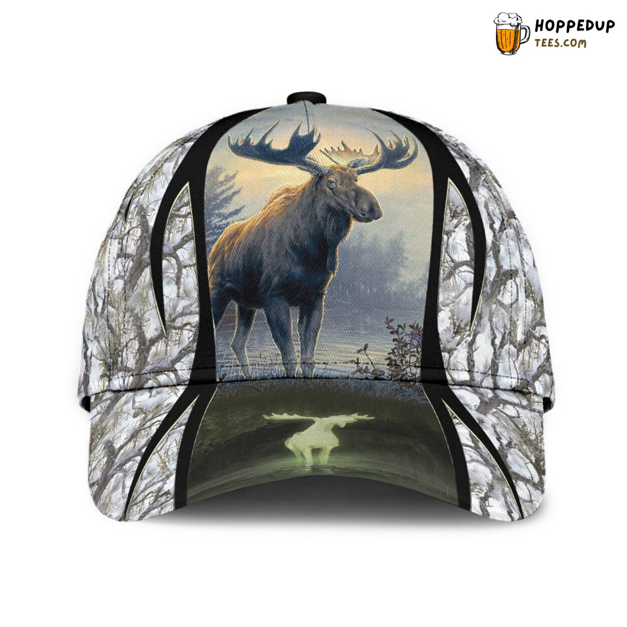 Winter Mouse 3D Print Design Classic Baseball Cap Hunting Elegance