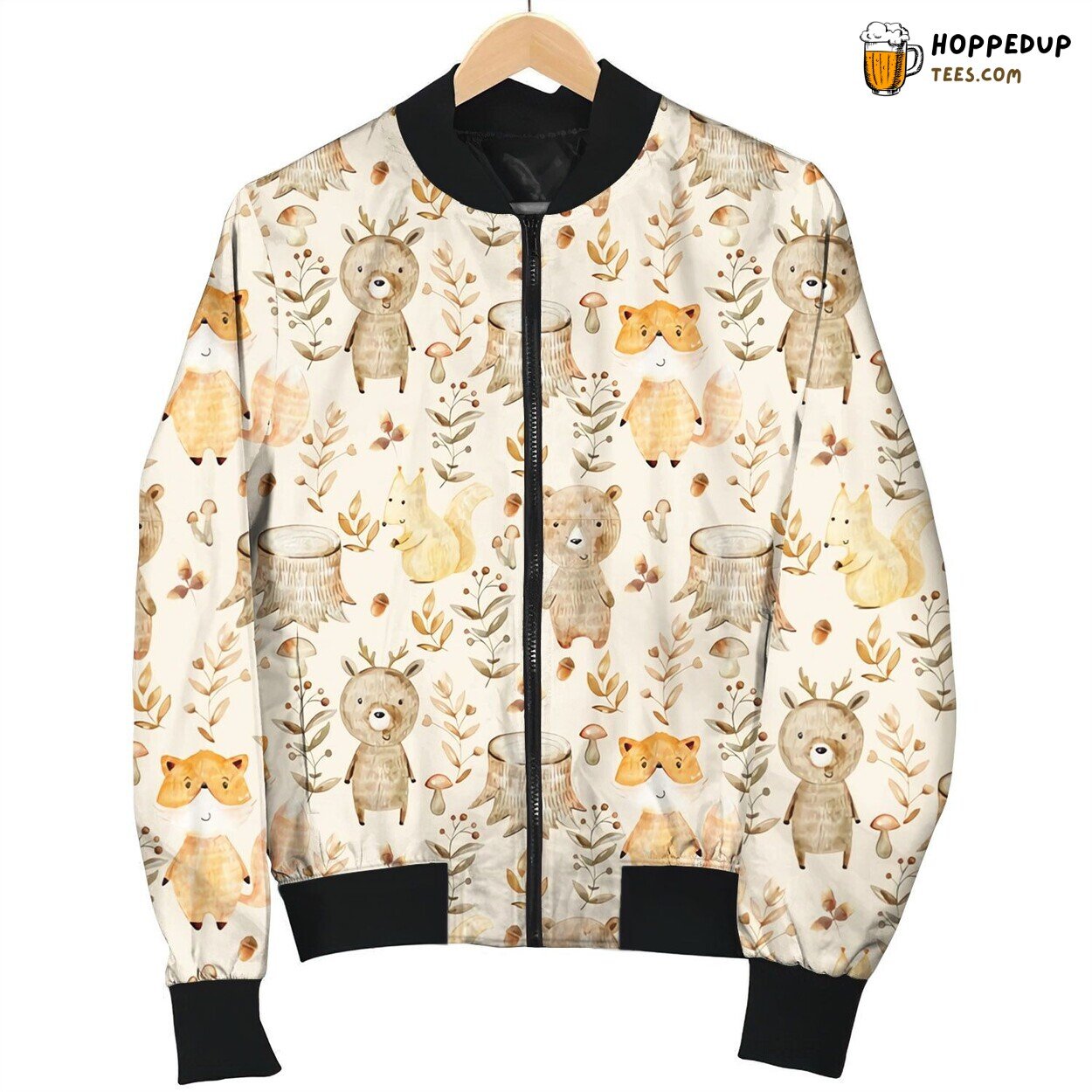 Woodland Baby Cute Bomber Jacket